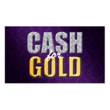 Cash for Gold Business Cards