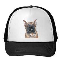 Cash the Boxer Cap Trucker Hat