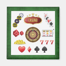 Casino Fridge Magnet