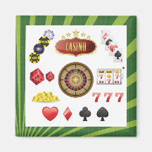 Casino Fridge Magnet