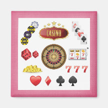 Casino Refrigerator Magnet