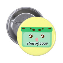 cassette class 2009 pinback buttons