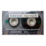 Cassette Tape Musician Business Cards