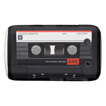 Cassette Tape Red Blackberry Bold Case