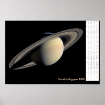 Cassini-Huygens 2006 Calendar Print