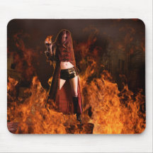 Cast in Flames Mouse Pads