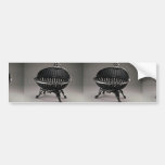 Cast iron fire basket, oval design bumper sticker