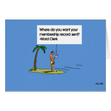 Castaway Greeting Card