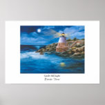 Castle Hill Lighthouse Poster