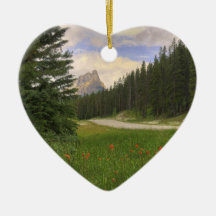 Castle Mountain Banff Christmas Ornaments