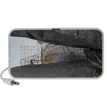 Castle Rock walkway through the cleft Portable Speakers