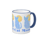 Cat Art Funny World's Best Cat Mom Coffee Mug Cup