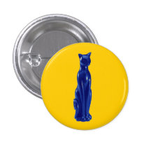 Cat Blue ~ Button