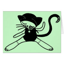 cat doll kitty cards