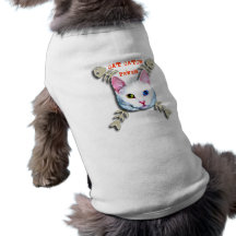 Cat & Fish Bones #2 pet clothing