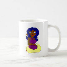 cat girl coffee mug