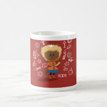 cat girl mug