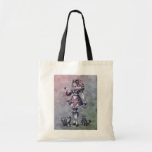 Cat Goddess Fantasy Art - Tote Bag