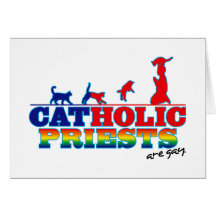 Cat-Holic Priests Greeting Cards