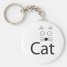 CAT Logo Keychain