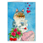 Cat Love Letter Card