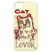 Cat Lover Case-Mate iPhone 5 Barely There Case iPhone 5 Cases