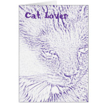 Cat Lover Note card