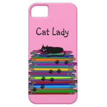 Cat Lovers iPhone 5 case "Cat Lady"