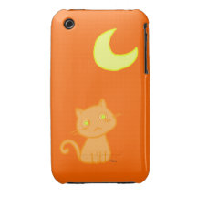 Cat Moon iPhone 3 Case-Mate Case