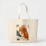 Cat Playing with Mama's Sailboat CricketDiane Art Tote Bag