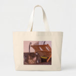 Cat Sous-Chef Hiding in the Sink CricketDiane Tote Bag