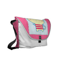 cat stripes bag messenger bag