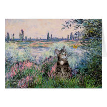 Cat (Tabby 2) - By the Seine Cards