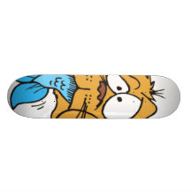 Cat With A Fish Skate Deck
