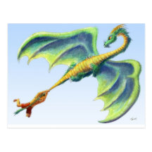 Catch a Dragon 2 - postcard