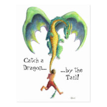 Catch a Dragon postcard