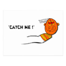 'catch me !' post cards