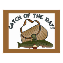 Catch of the Day-Postcard