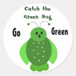 Catch the Green Bug Stickers