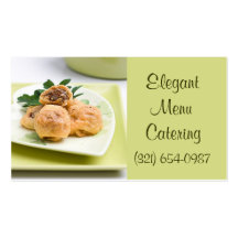 Catering, Elegant, Bussiness card, parties Business Card