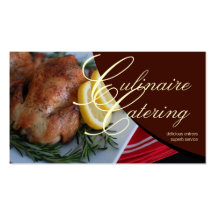 catering service business card
