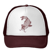 catfish koi carp fish trucker hats