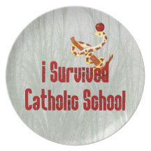 Catholic School Survivor Plate