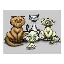 Cats Postcard