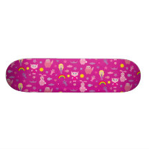 Cats Rabbits Rainbows & Cute Stuff For Girls Skateboards