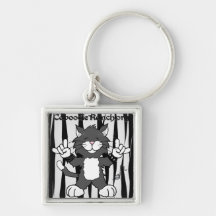 'Cats Rock!' Keychain