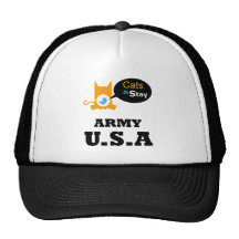 Cats to Stay Family U.S.A Hat