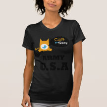 Cats to Stay Family U.S.A T-shirts
