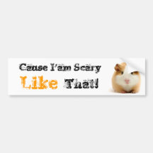 Cause I'am Scary Like That! Bumper Sticker