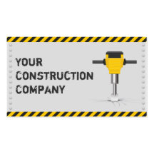 Caution Tape Construct & Create Business Card